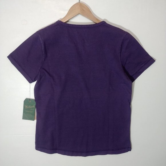 Woolrich Womens Split Neck Tee - Size XS - Pre-owned - UFPSRV - Picture 2 of 8